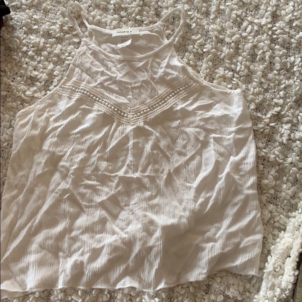 Crochet-Trimmed Camisole